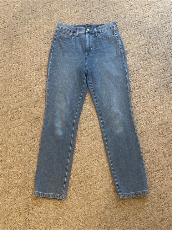 Banana Republic Denim - Banana Republic Women's Straight-Leg Jeans in Medium Blue